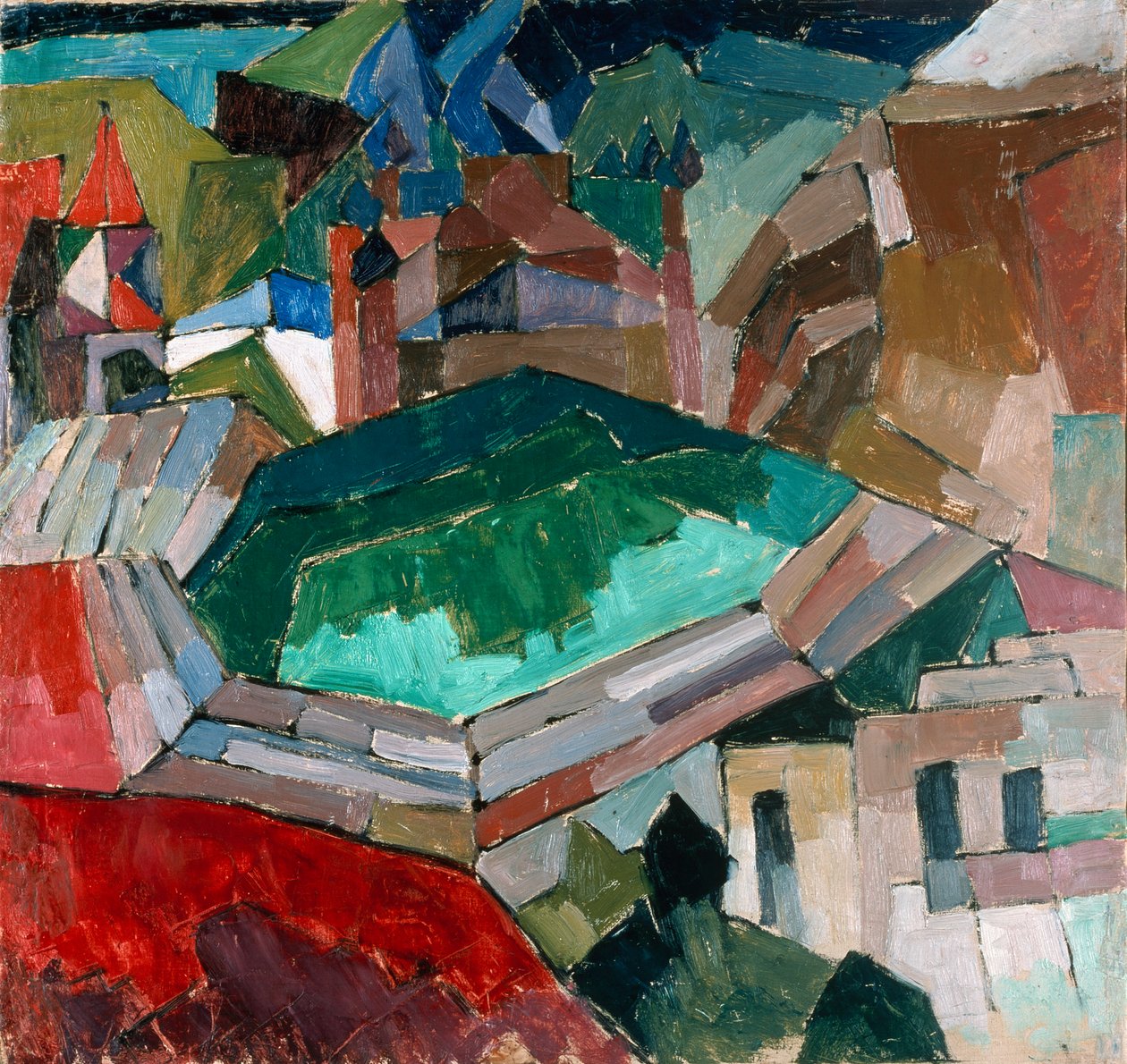Town in Southern Russia by Aristarkh Vasilievic Lentulov