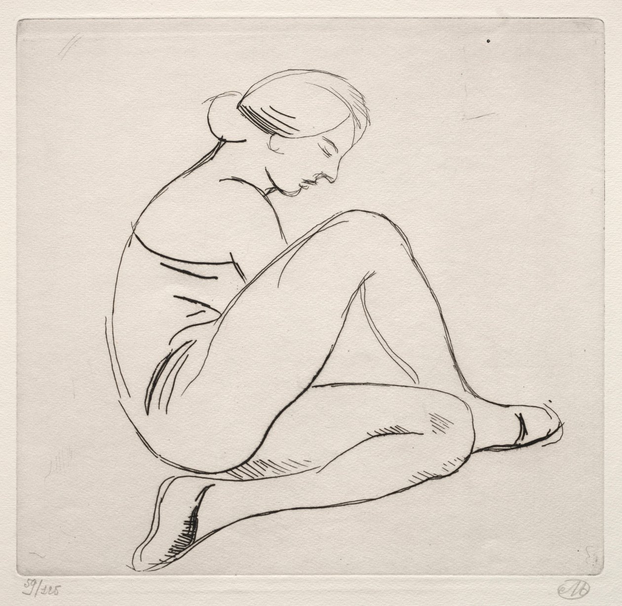 Seated Woman by Aristide Maillol