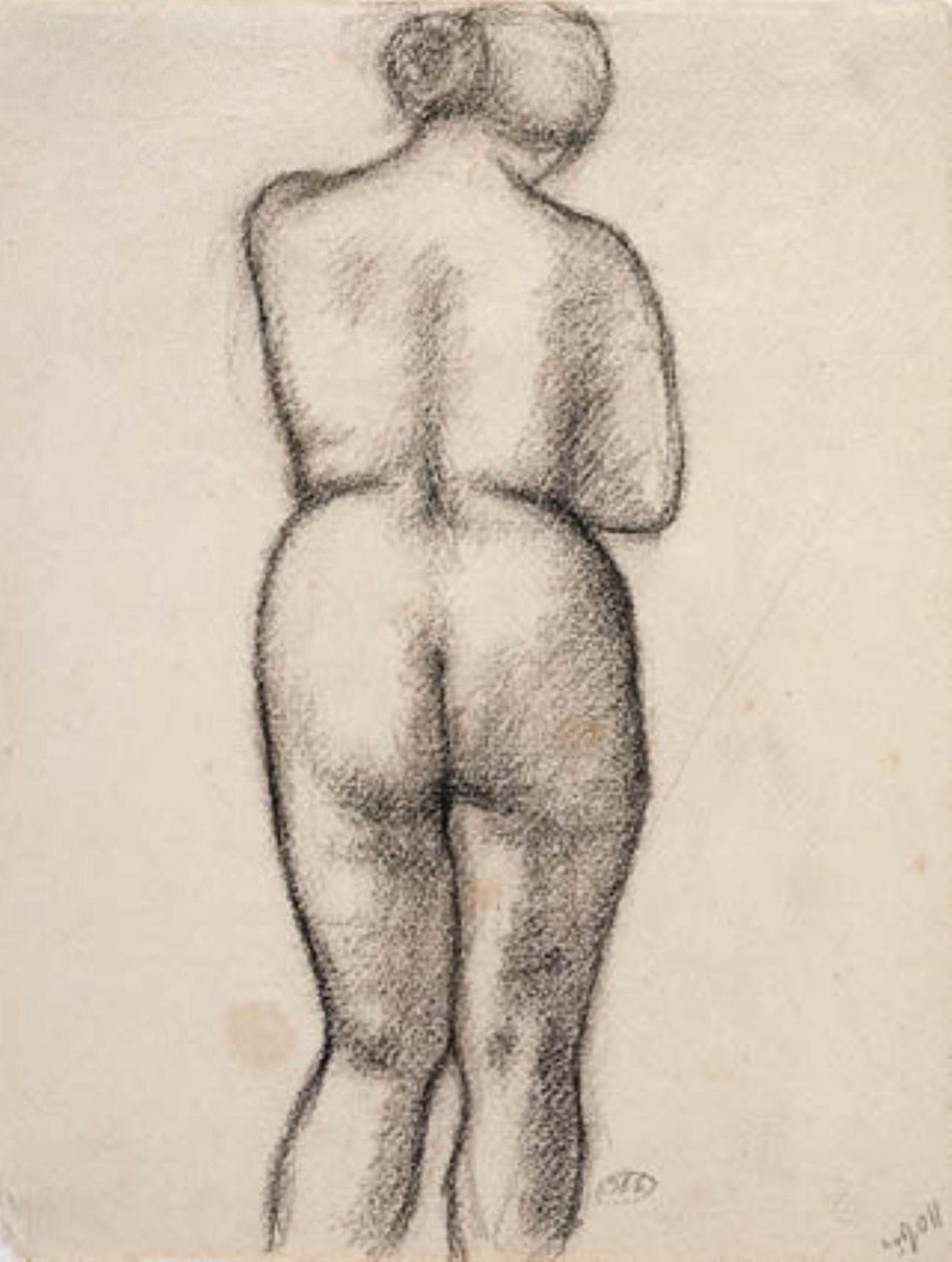 Female Model, Seen from the Back by Aristide Maillol