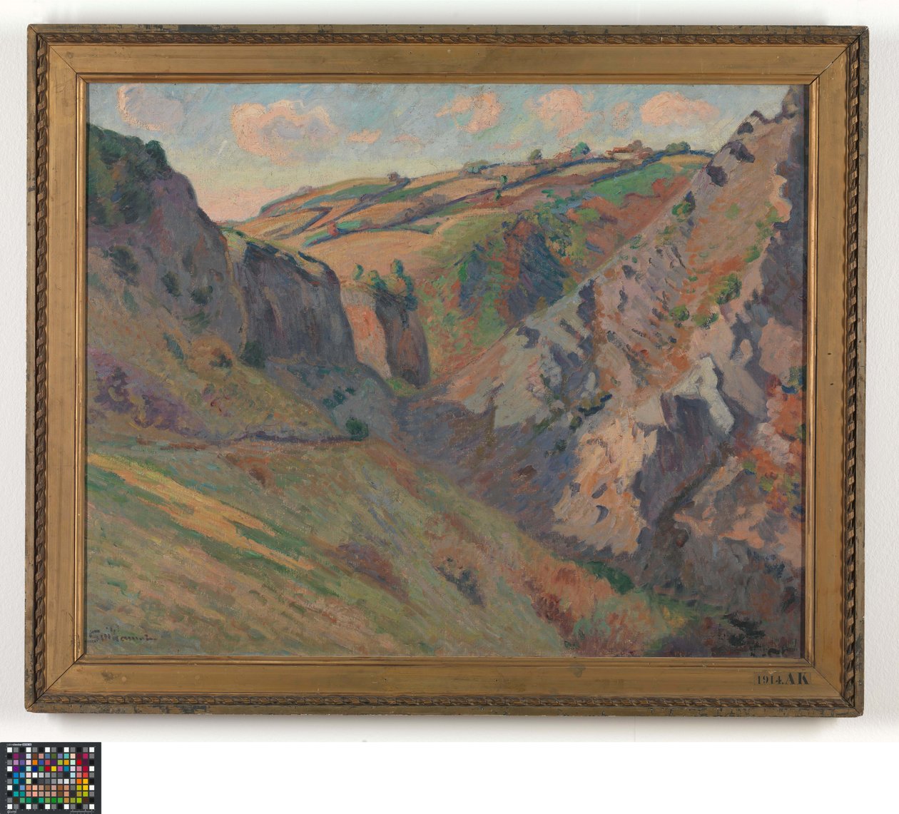The Caverns of Prunal near Pontgibaud (Auvergne) by Armand Guillaumin