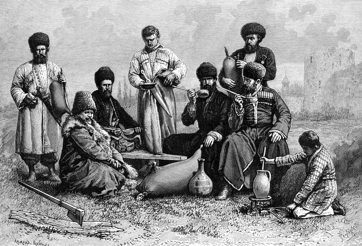 Georgian men by Armand Kohl