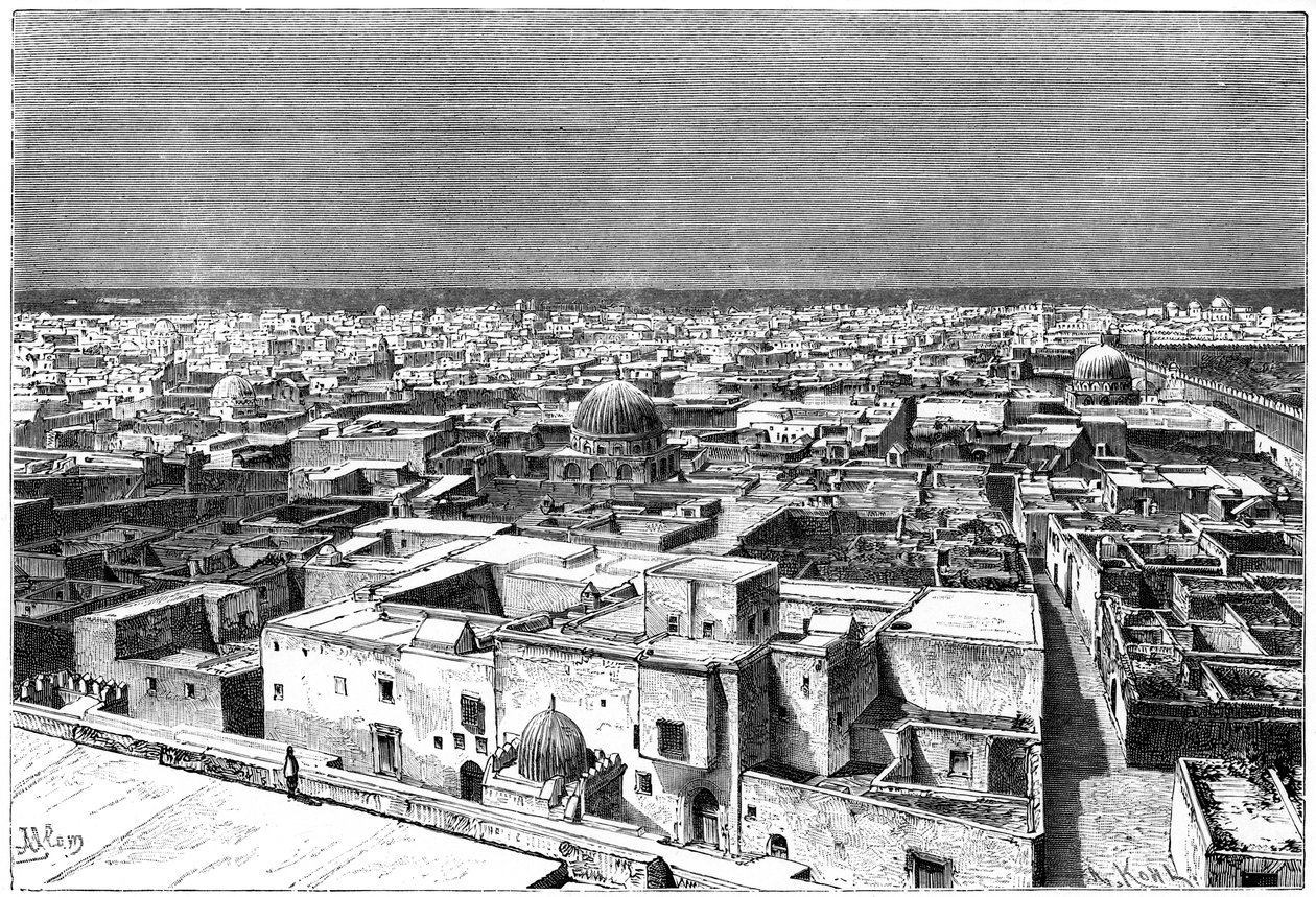 View of Kairwan, Tunisia by Armand Kohl
