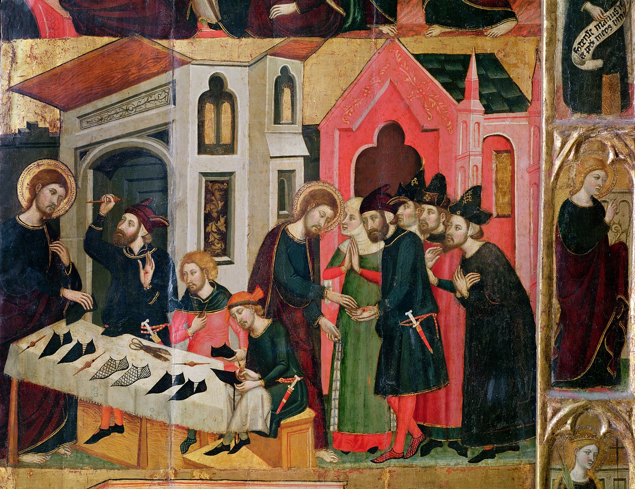 The Altarpiece of SS. Mark and Ania, (detail) by Arnau Bassa