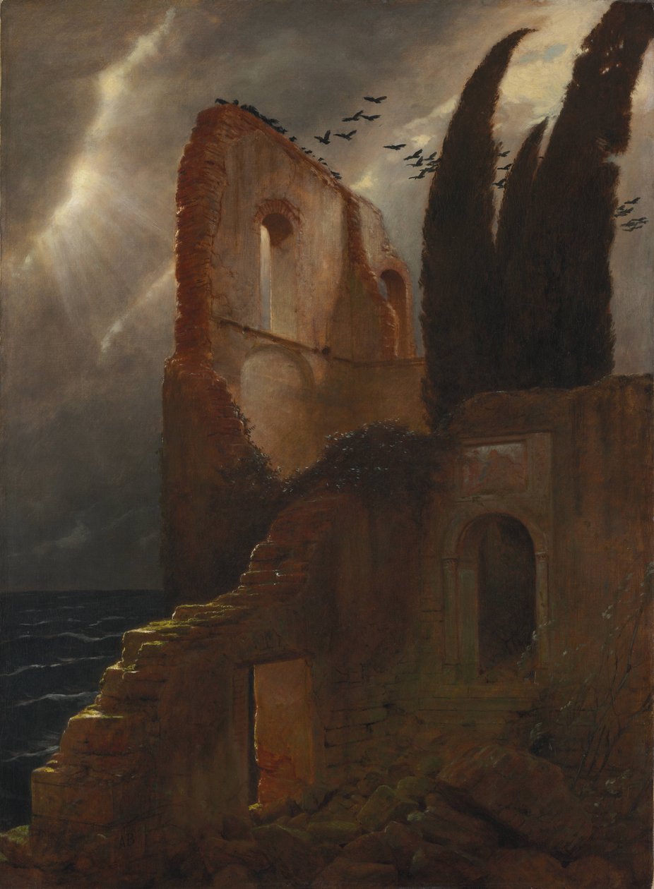 Ruin by the Sea by Arnold Böcklin