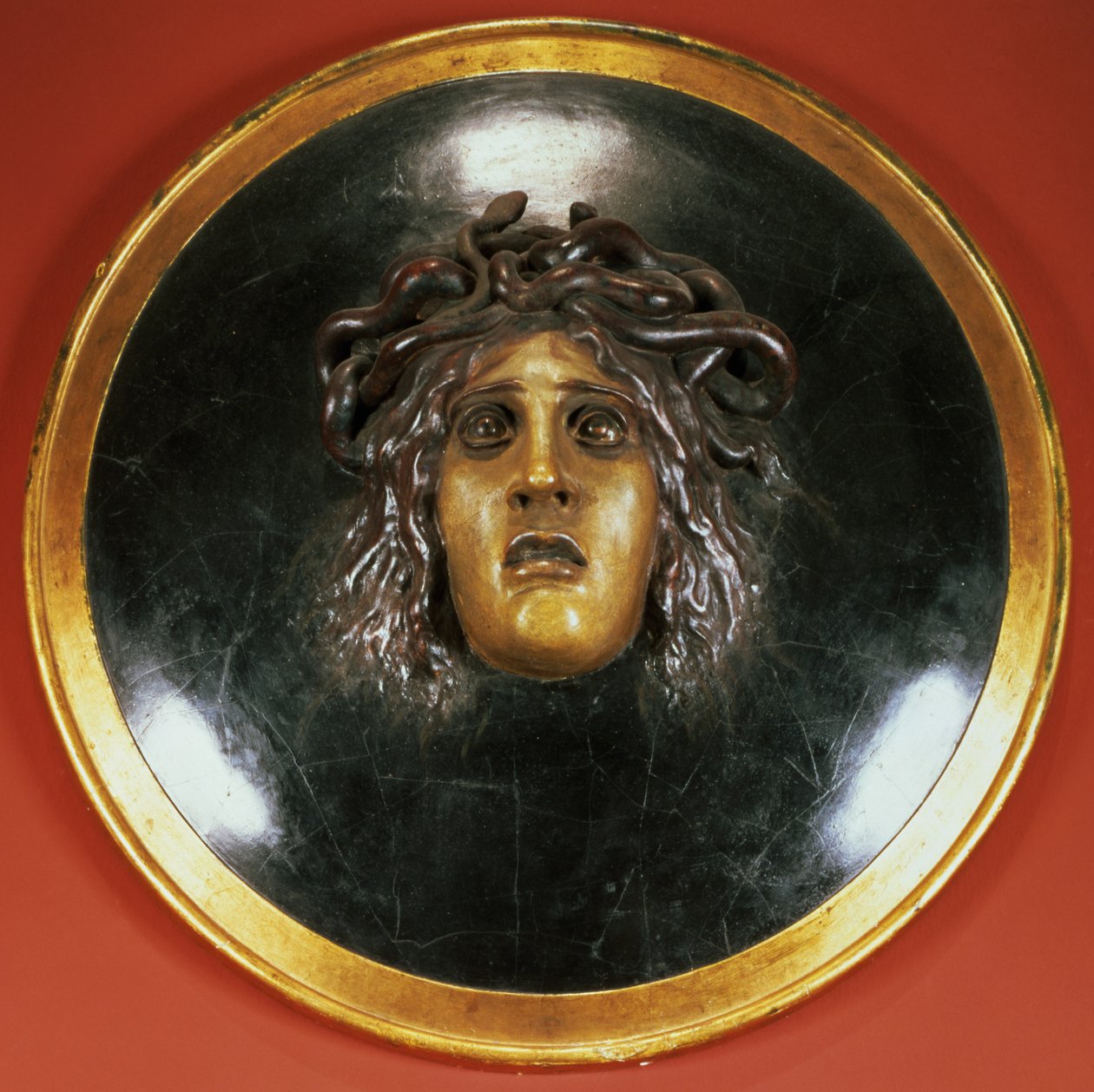 Medusa shield by Arnold Böcklin