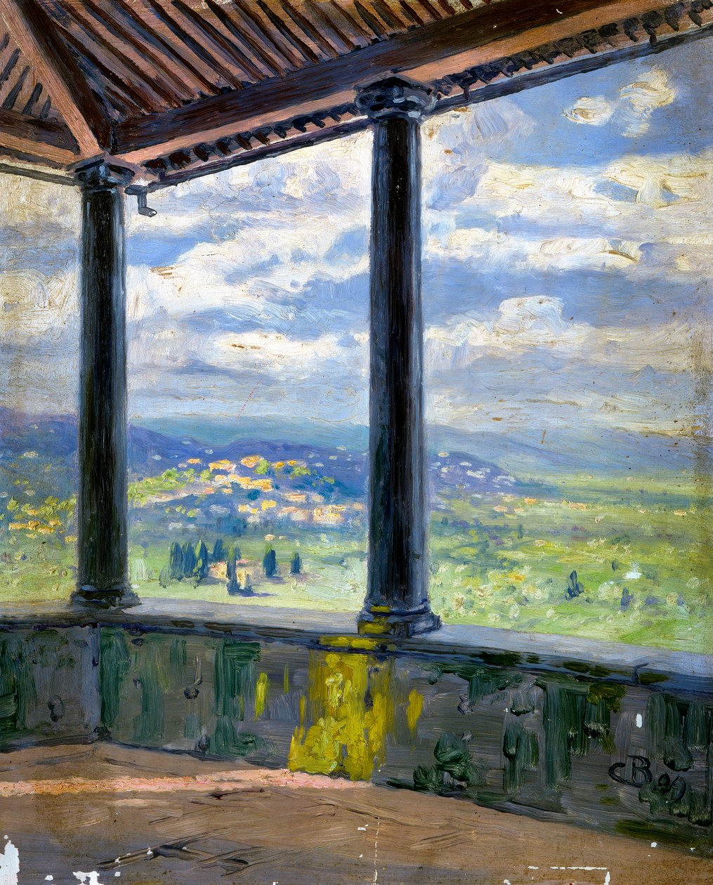 Tuscan Landscape by Arnold Böcklin