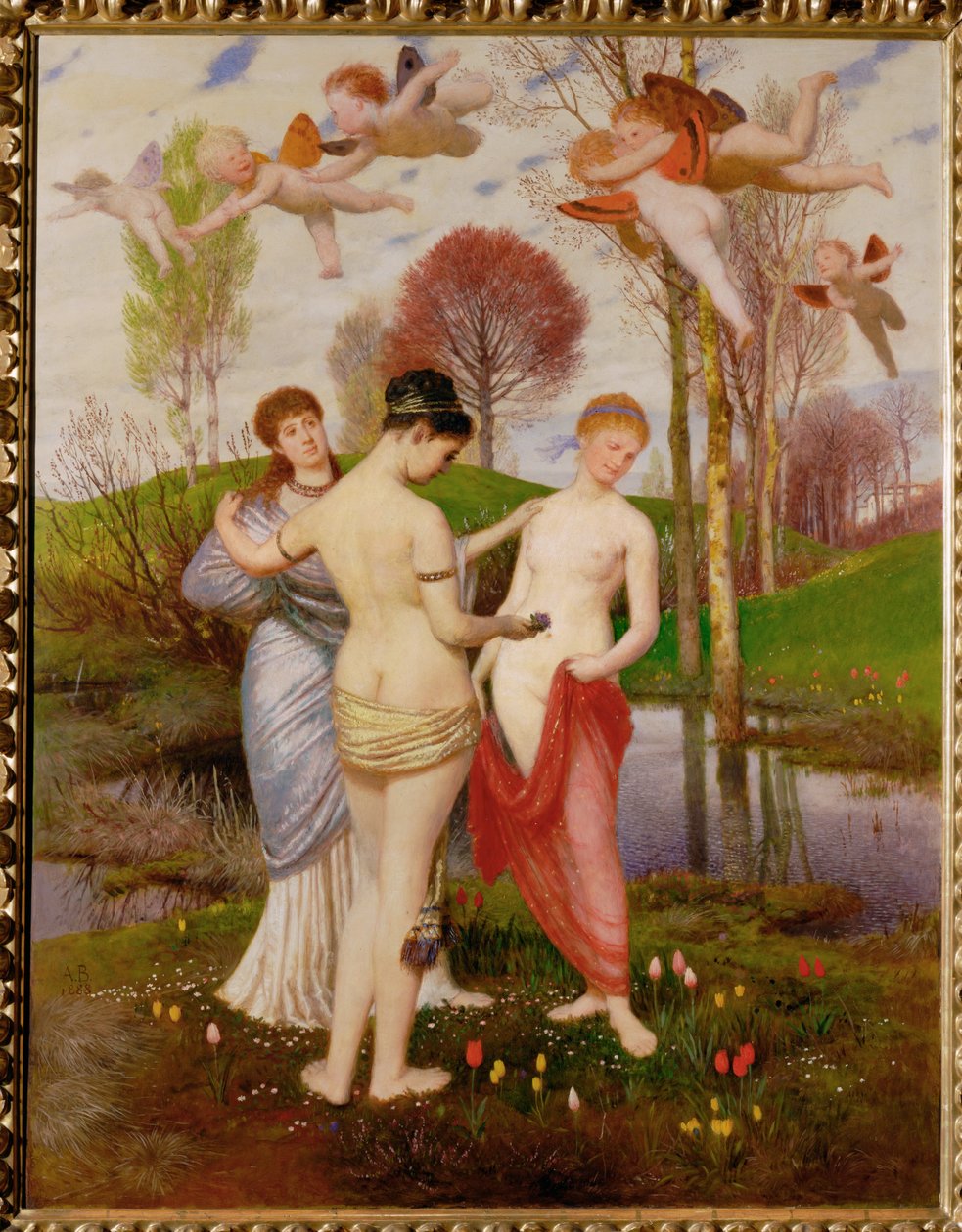Hymn of Spring by Arnold Böcklin