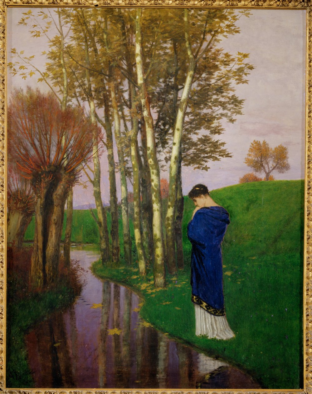 Autumn Thoughts by Arnold Böcklin
