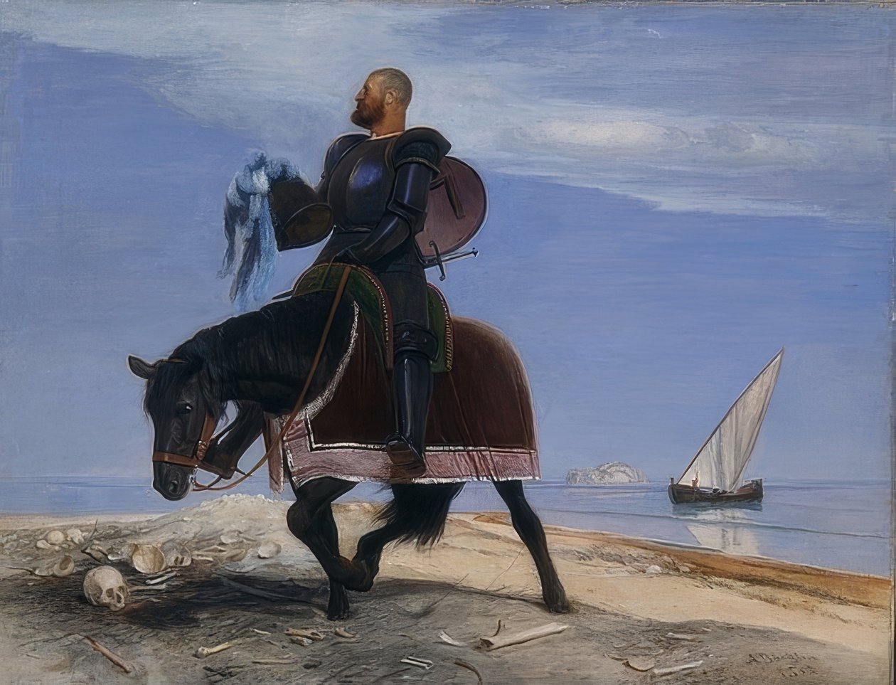 The Adventurer. 1882 by Arnold Böcklin