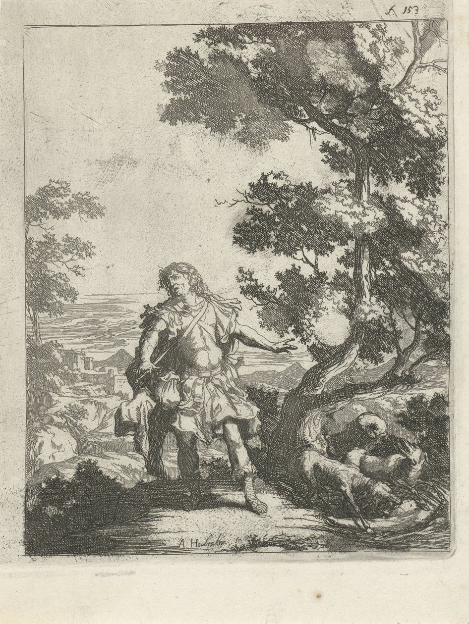 Warlord Commits Suicide by Arnold Houbraken