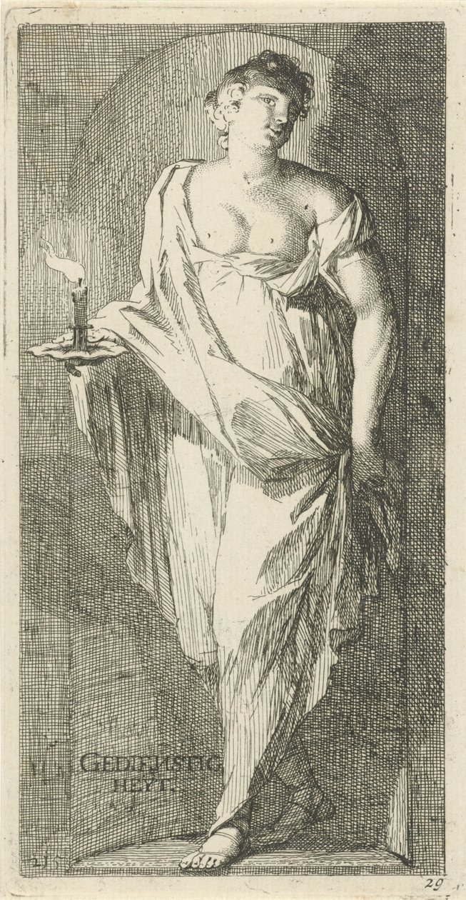 Personification of Servitude by Arnold Houbraken