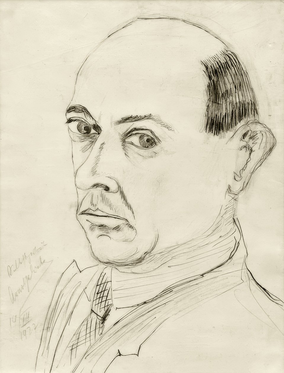 Self-Portrait by Arnold Schönberg