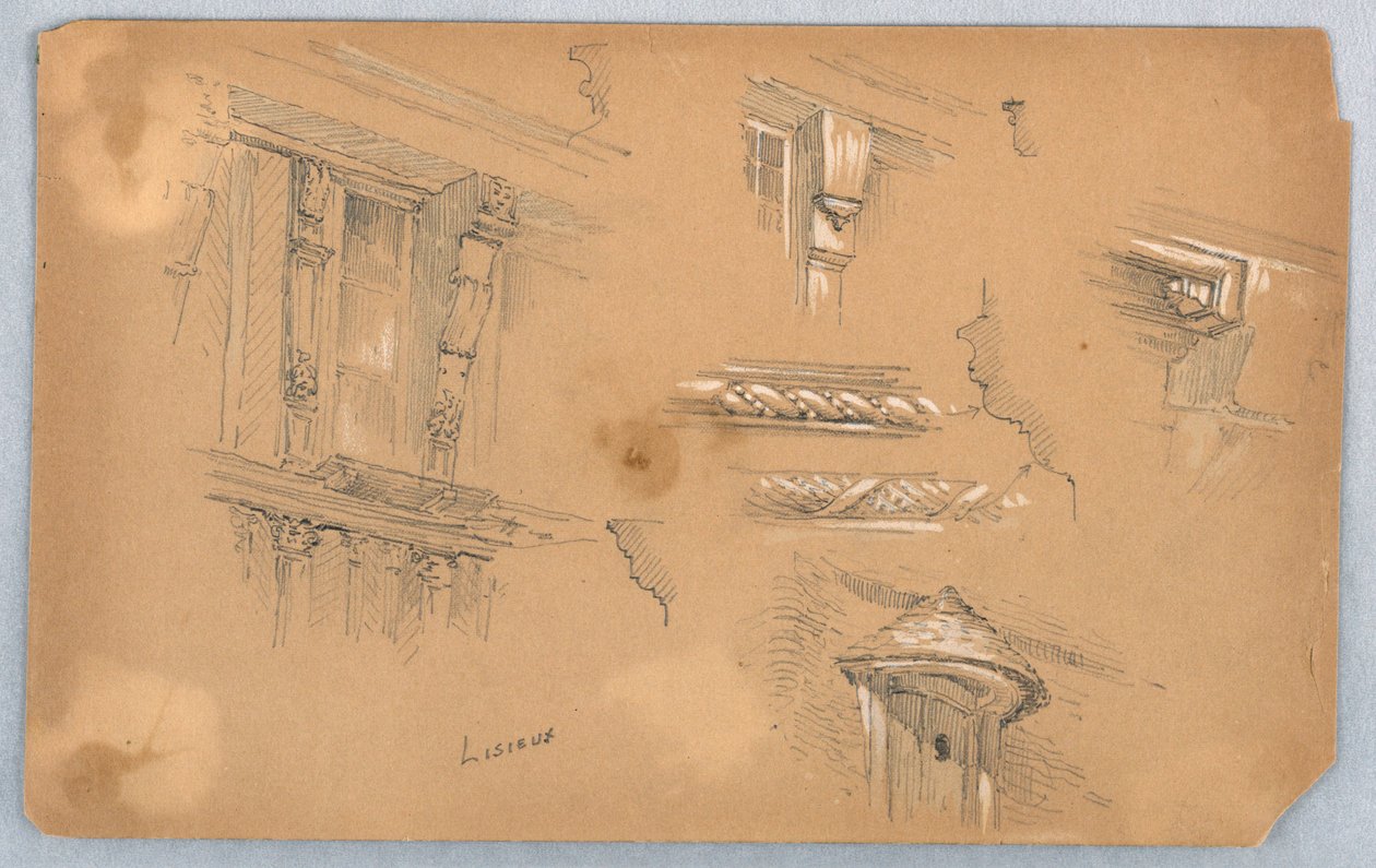 Architectural Details at Lisieux by Arnold William Brunner