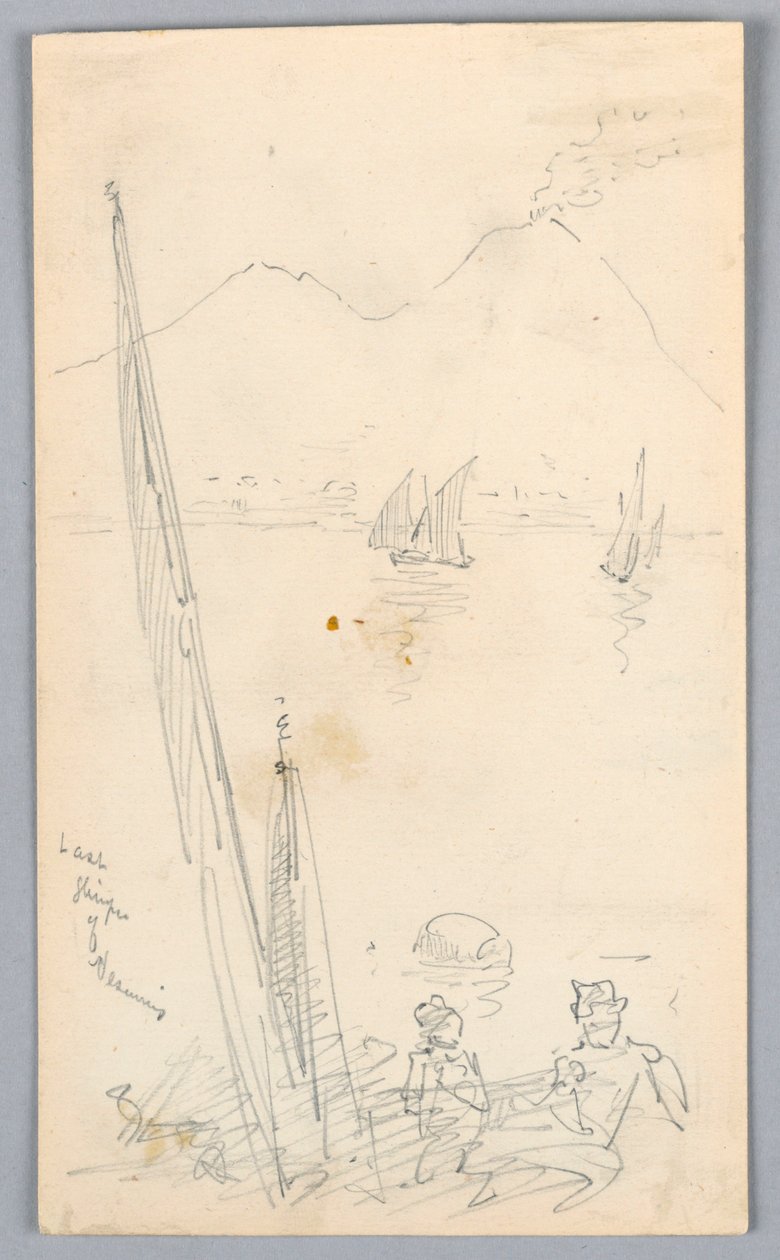 Last Glimpse of Vesuvius by Arnold William Brunner