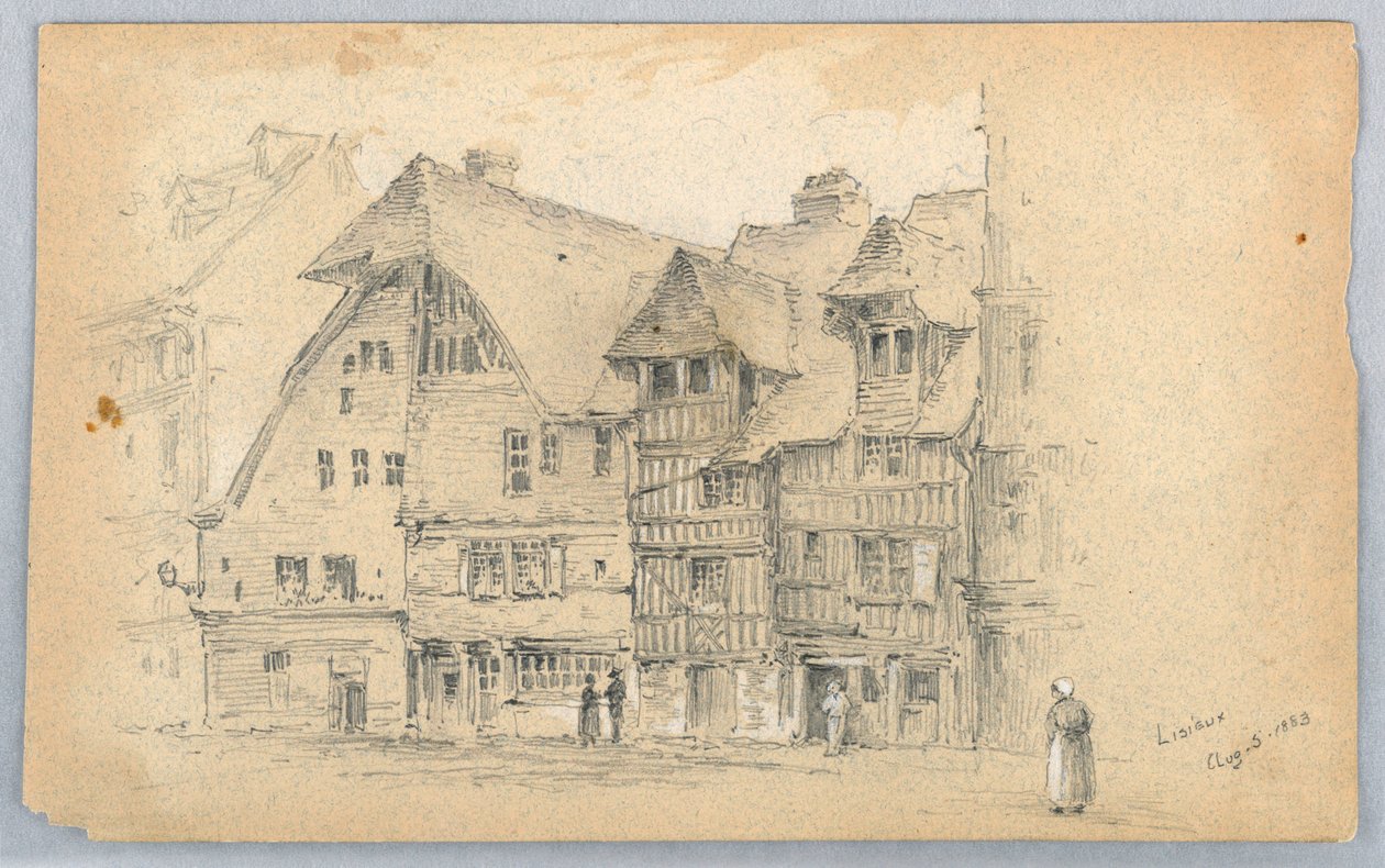 Sketch of Lisieux by Arnold William Brunner