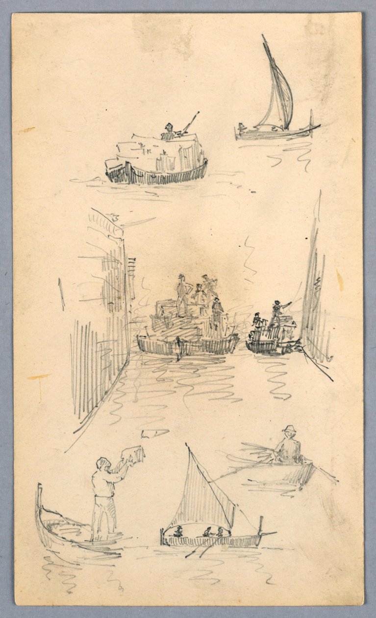 Sketches of Boats by Arnold William Brunner