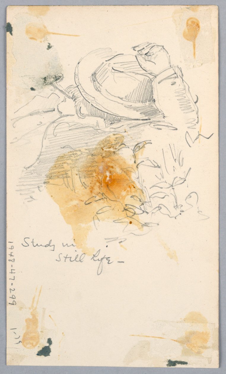 Study With Still Life by Arnold William Brunner
