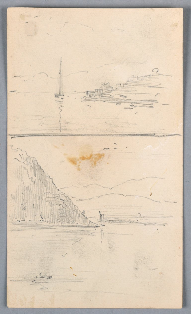 Two Sketches of Ridges by Arnold William Brunner
