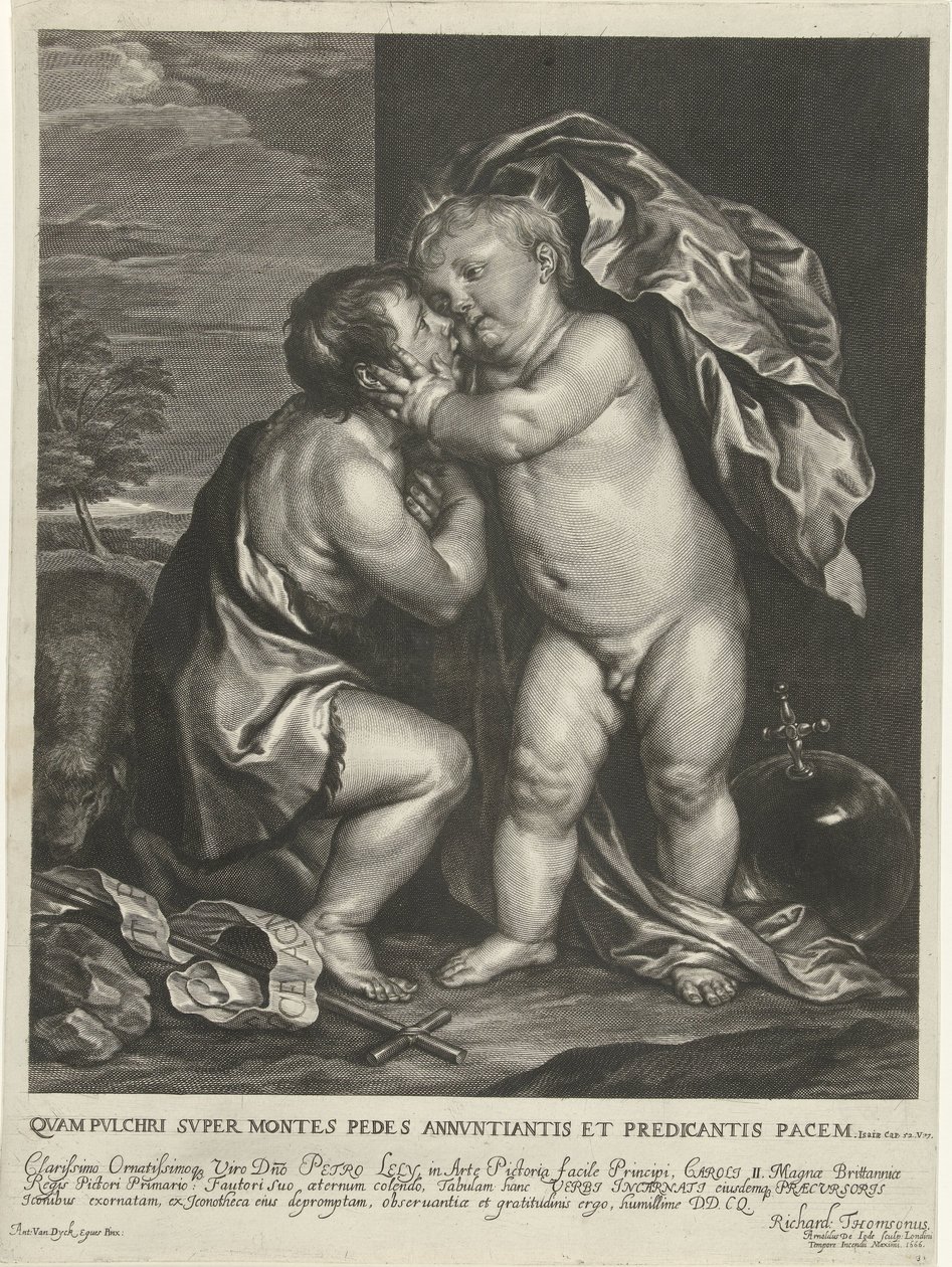 Christ Child and John the Baptist by Arnold de Jode