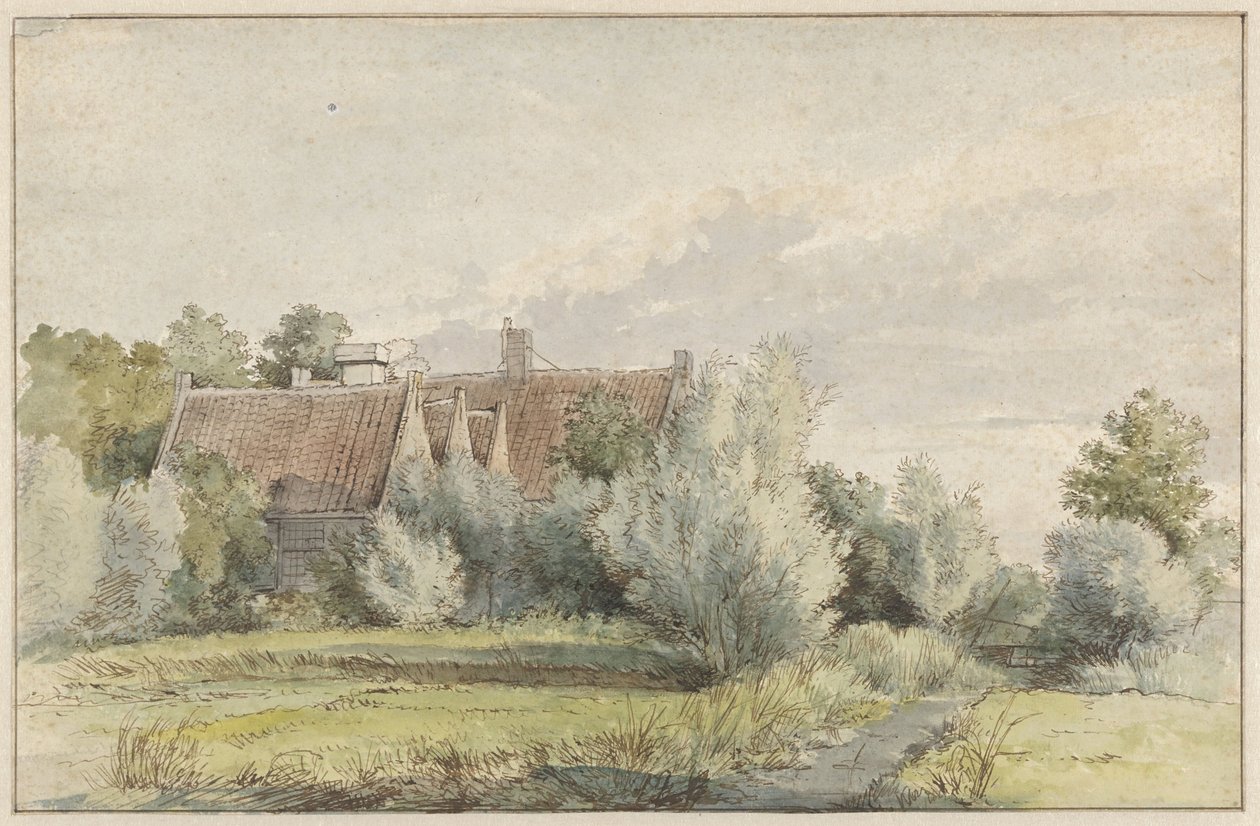 House Among Trees by Arnoldus Johannes Eymer