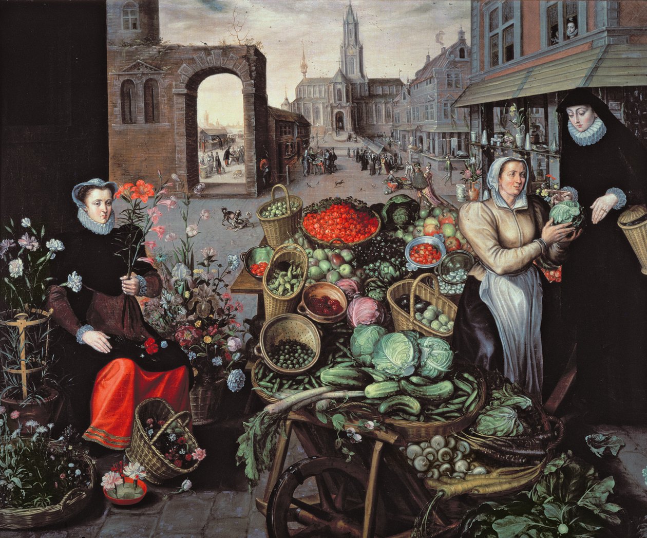 Vegetable and Flower Market by Arnout de Muyser