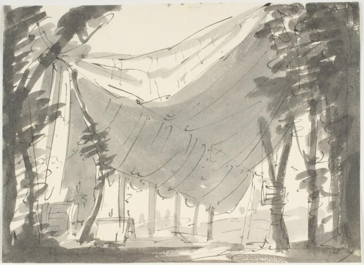Tents in a Landscape by Aron Wallick