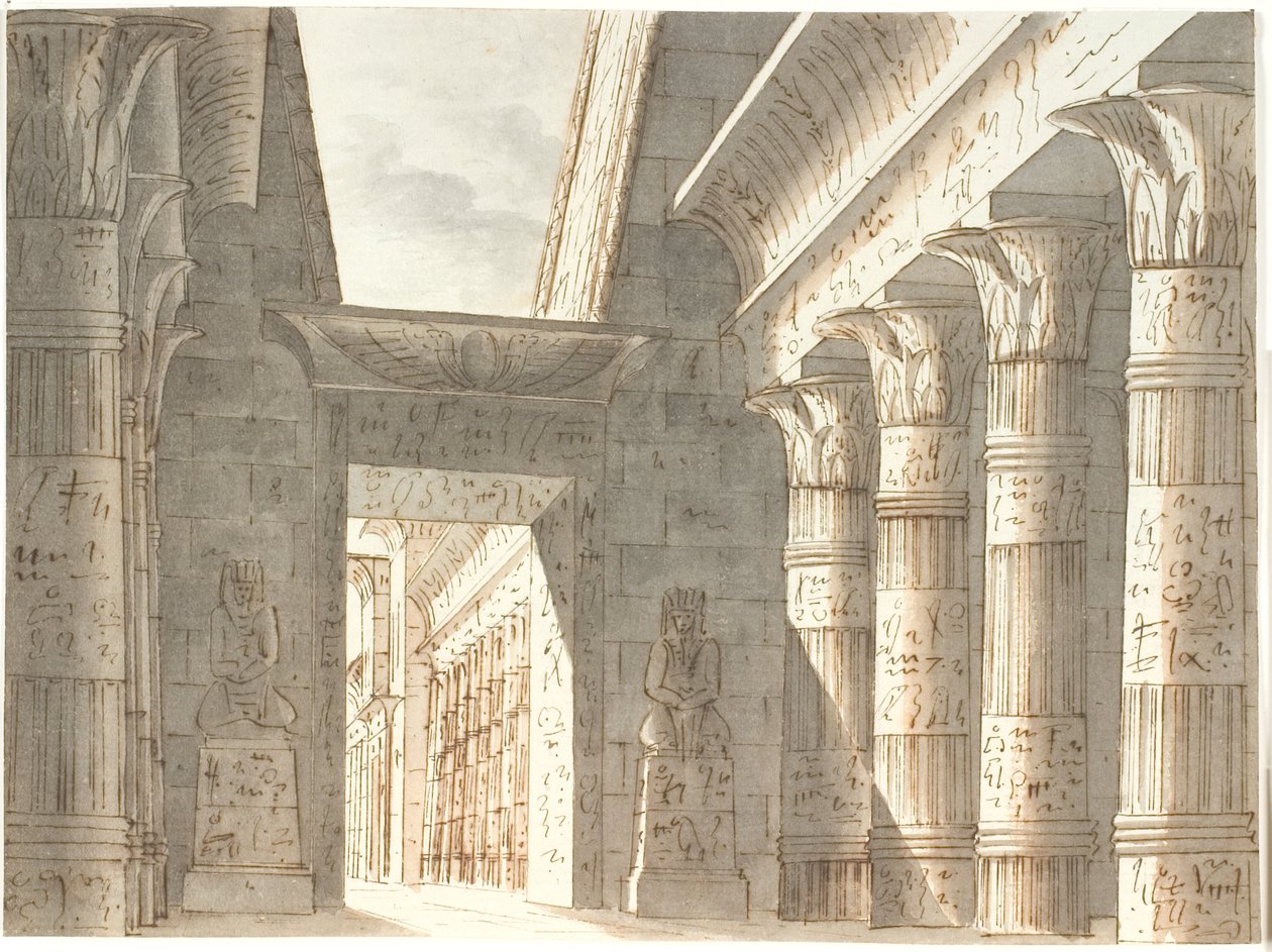Egyptian Temple by Aron Wallick