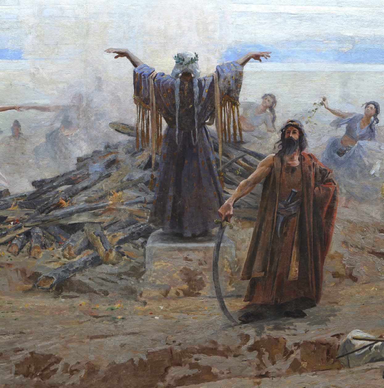The Entry of the Hungarians (Feszty Panorama) by Arpad Feszty