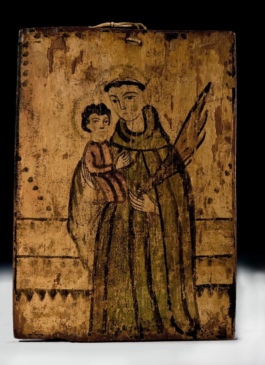 St. Anthony with the Christ Child by Arroyo Hondo Painter