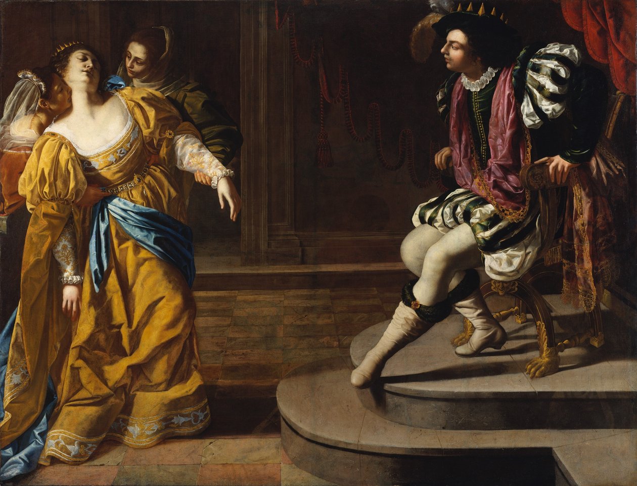 Esther and Ahasuerus by Artemisia Gentileschi