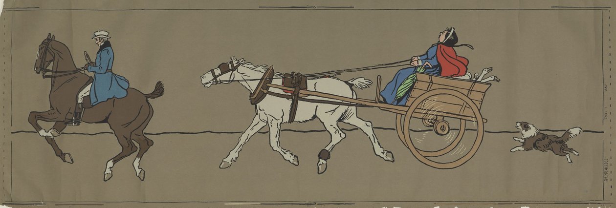 The Hunting Frieze by Arthur Sanderson und Sons Ltd.