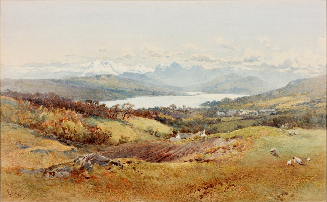 Landscape - Langdale Pikes by Arthur Tucker