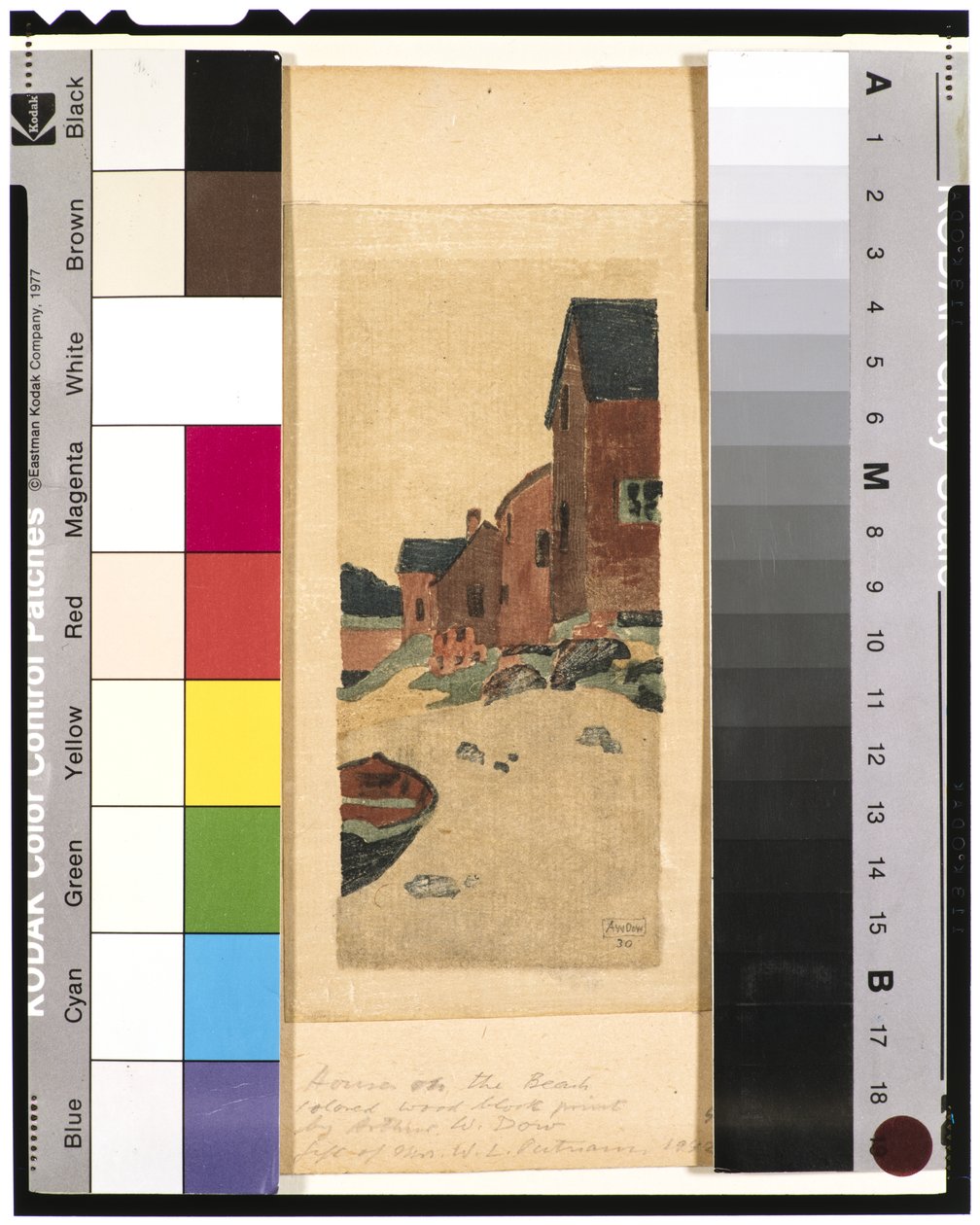A Gray Day (Houses on a Beach), c.1895 by Arthur Wesley Dow
