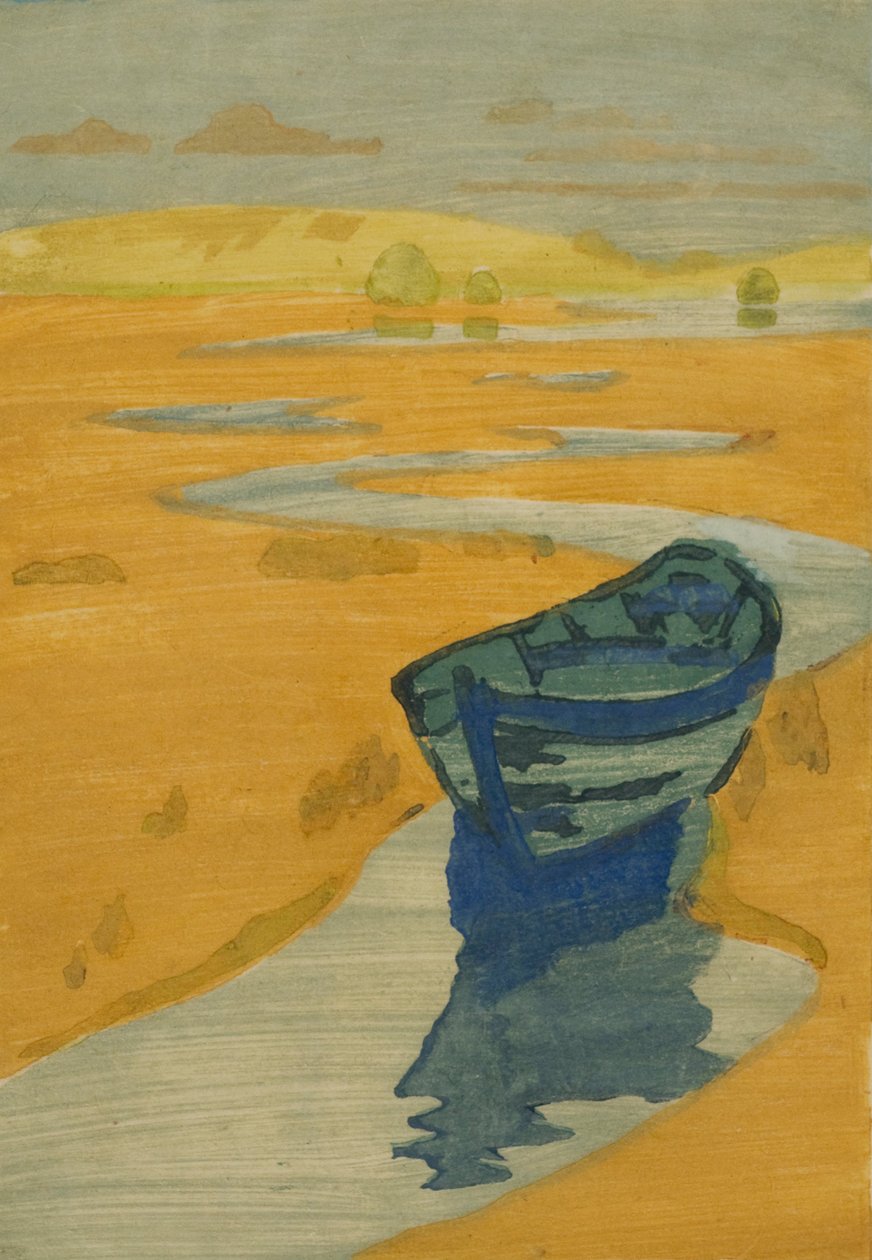 The Derelict (The Lost Boat) by Arthur Wesley Dow