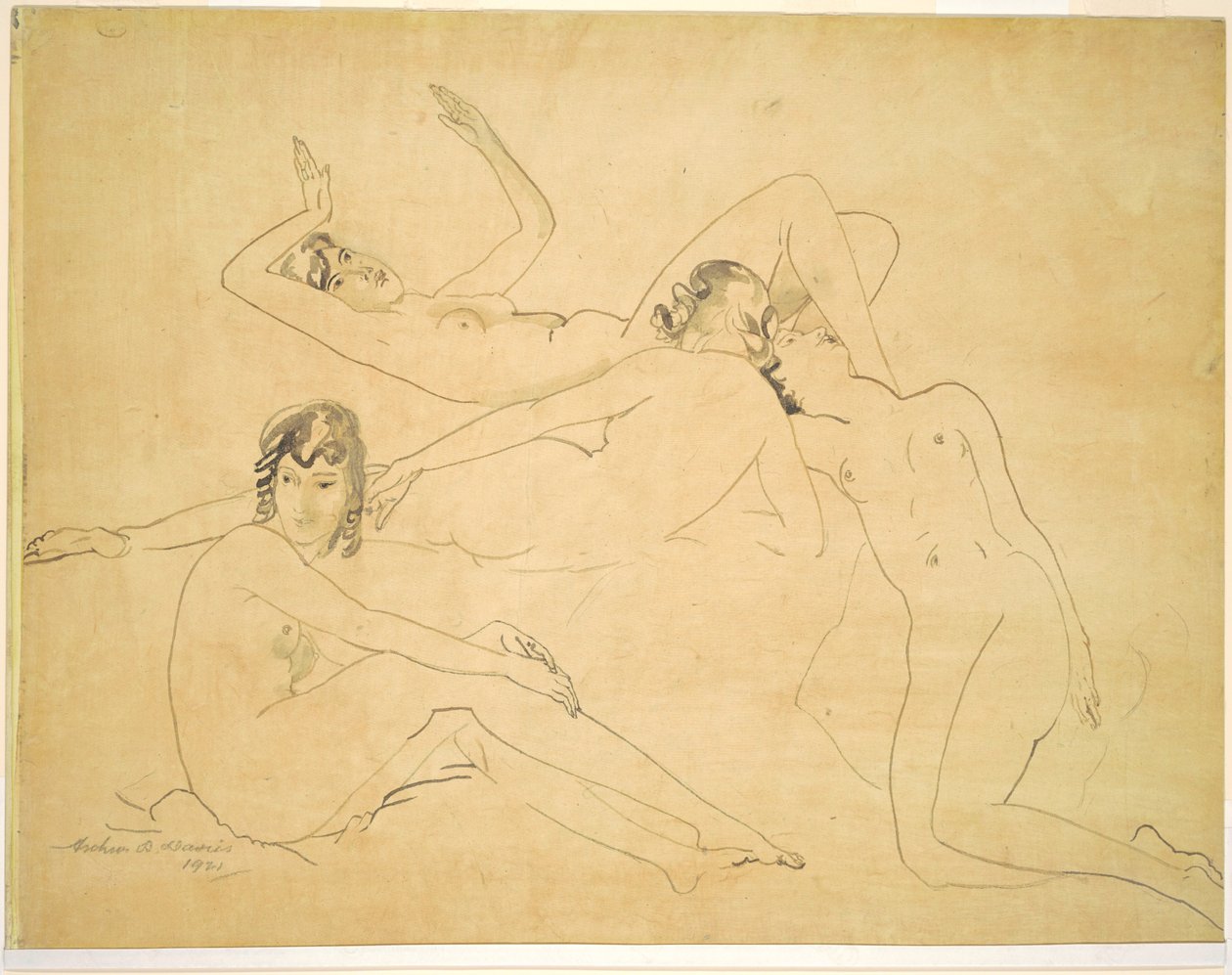 Four Figures by Arthur B. Davies