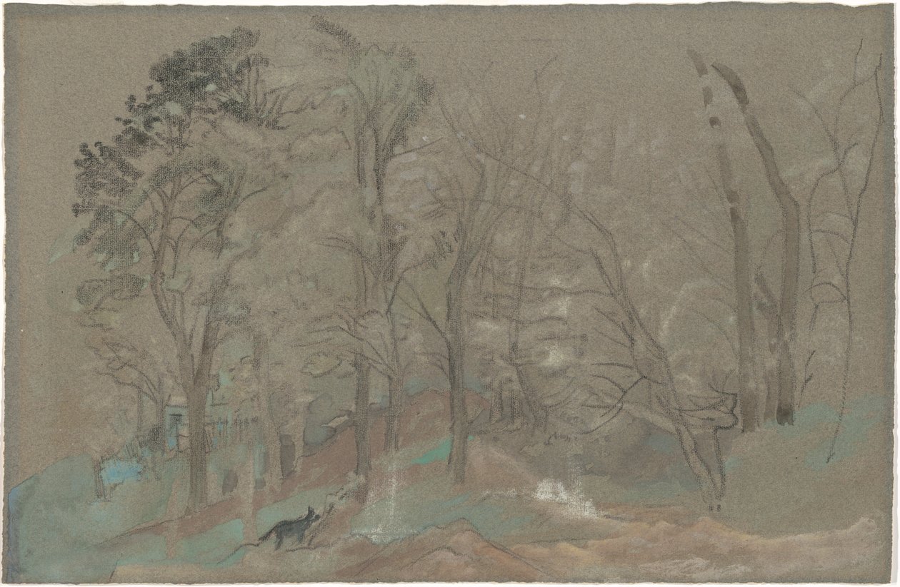 The First Snowfall by Arthur B. Davies
