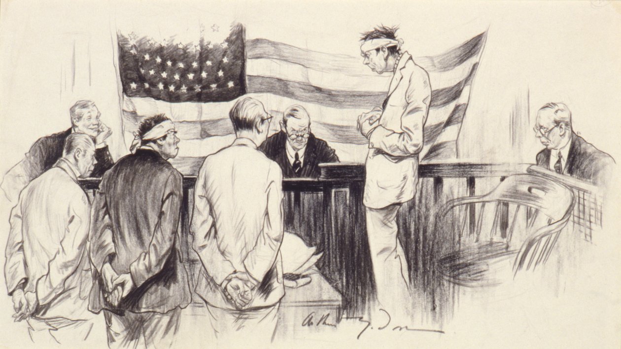 The Court Room Scene by Arthur Dove