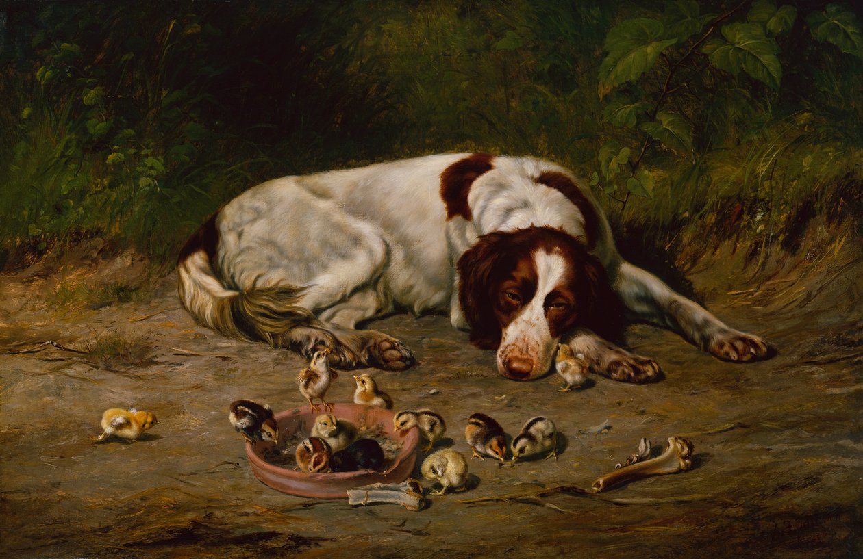 Good Doggy by Arthur Fitzwilliam Tait