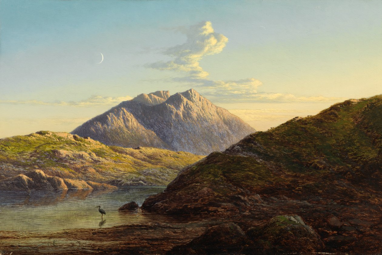Glamis from Loch Sligachan by Arthur Gilbert
