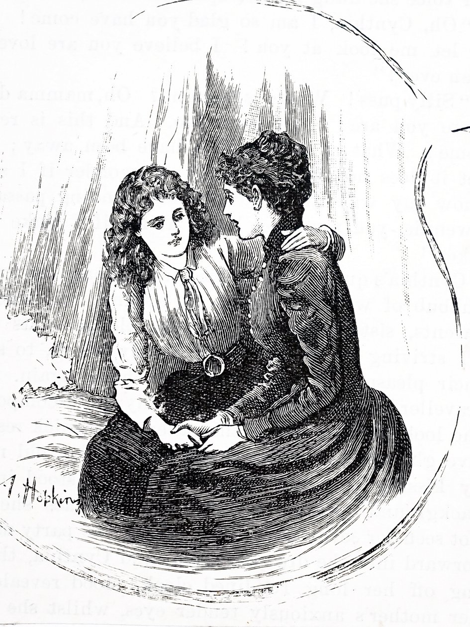 Sisters Exchanging Confidences by Arthur Hopkins