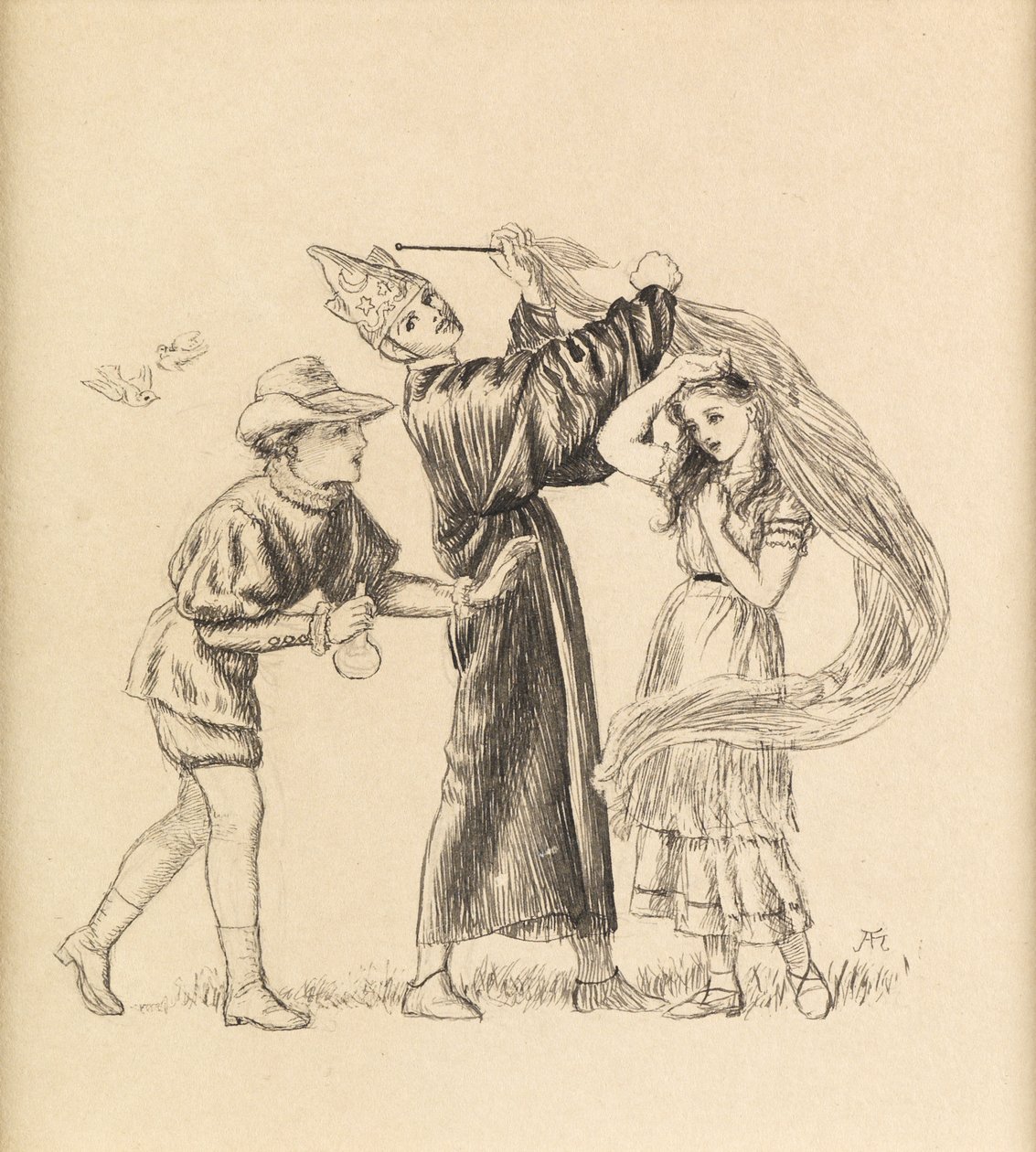 Handsome is as Handsome Does by Arthur Hughes