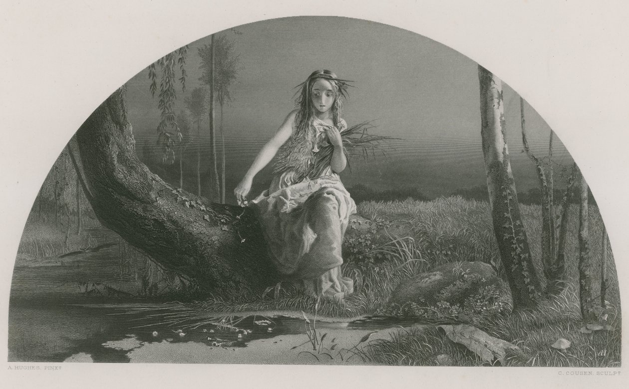 Ophelia, Hamlet by Arthur Hughes