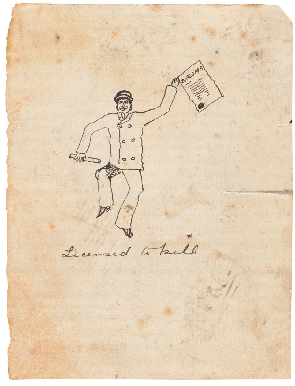 Self Portrait by Arthur Ignatius Conan Doyle