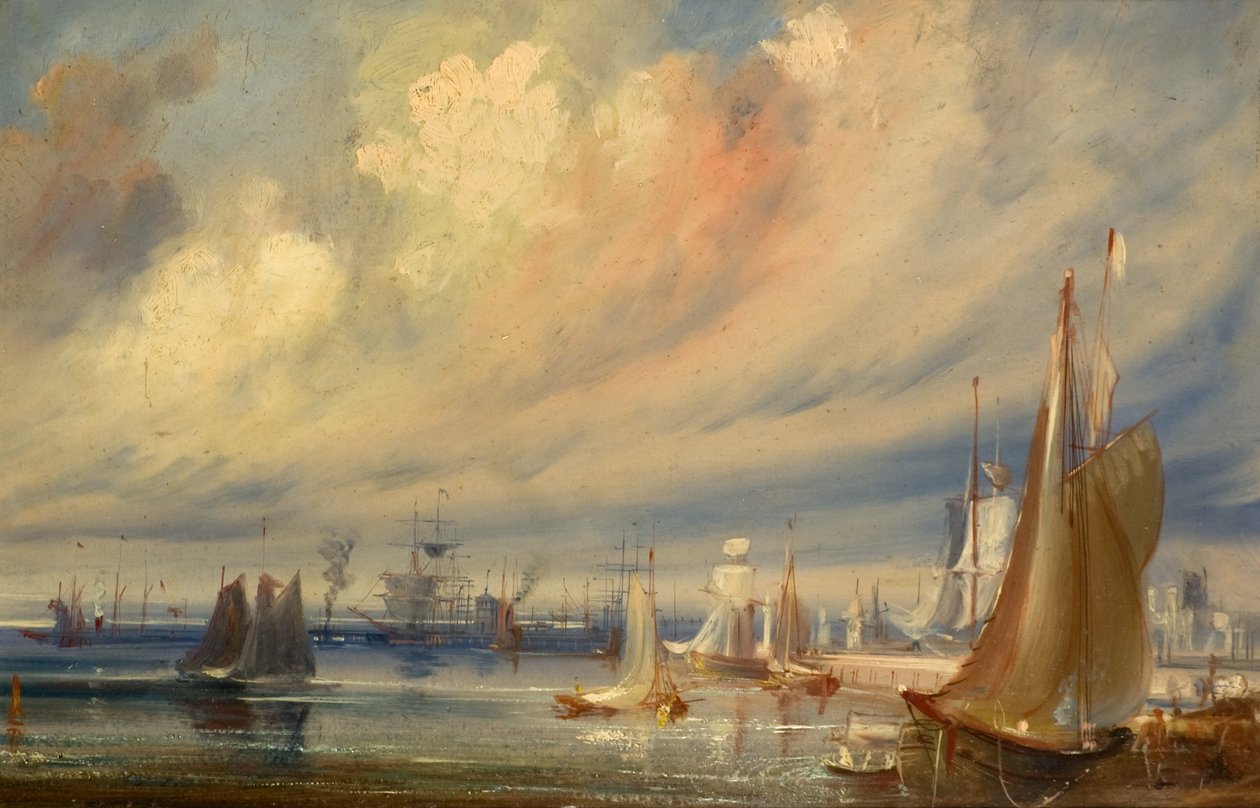 Dundee Docks from the Patent Slip by Arthur Lee