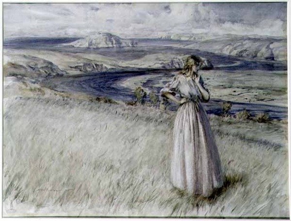 Bigbury Bay, Devon by Arthur Rackham