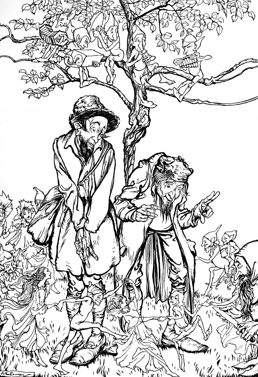 Little Brother and Little Sister by Arthur Rackham