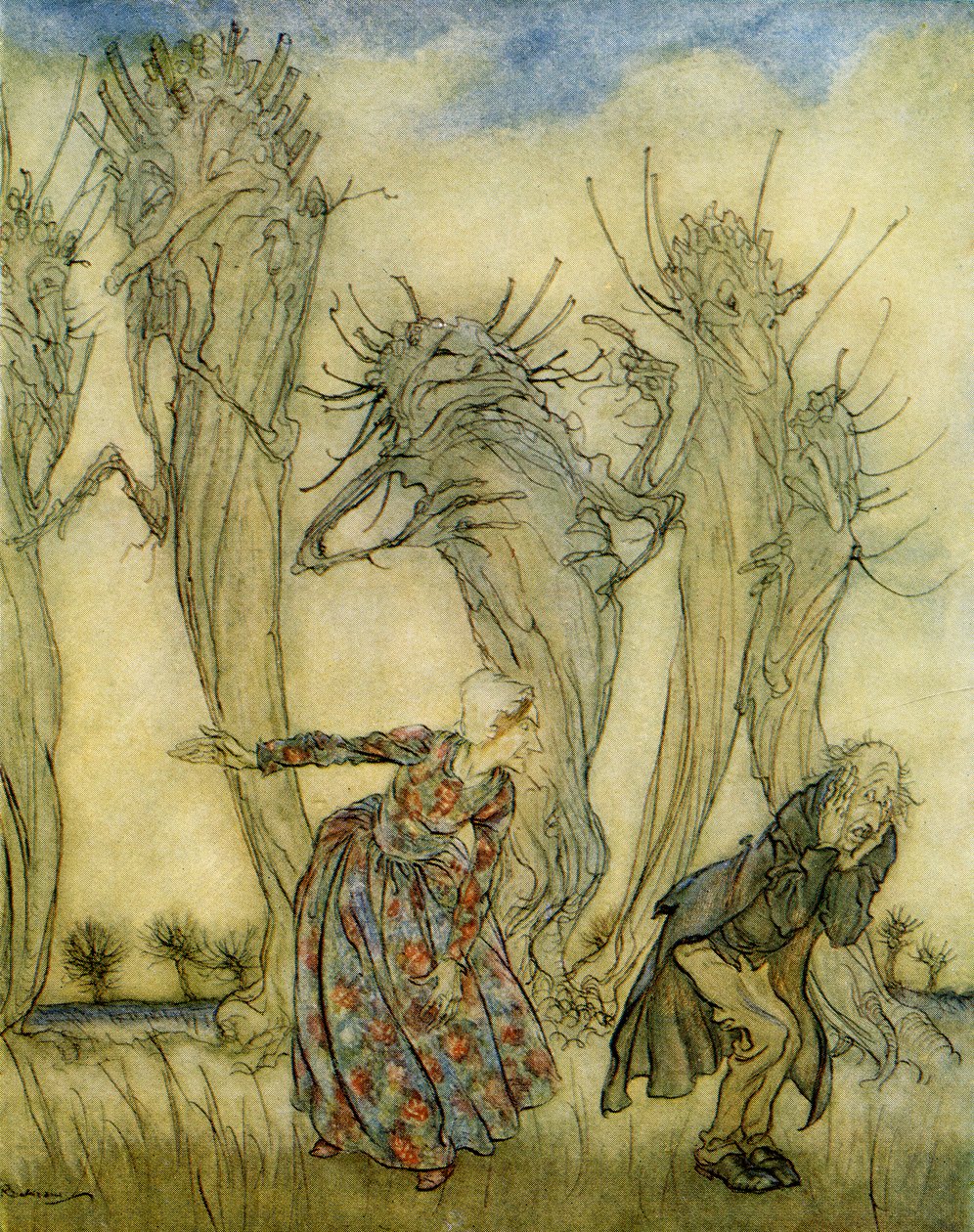 Mr and Mrs Vinegar by Arthur Rackham