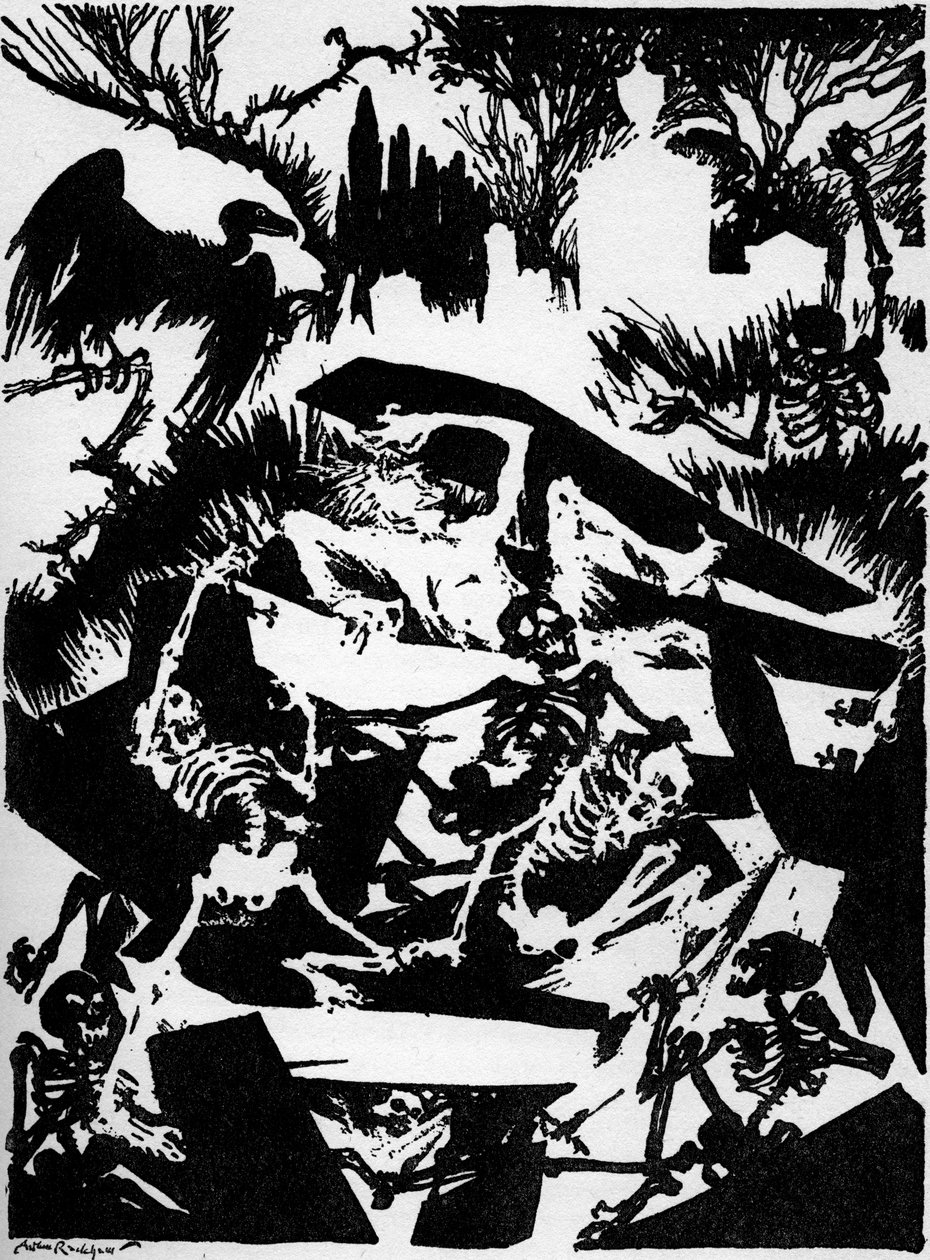 The Premature Burial by Arthur Rackham