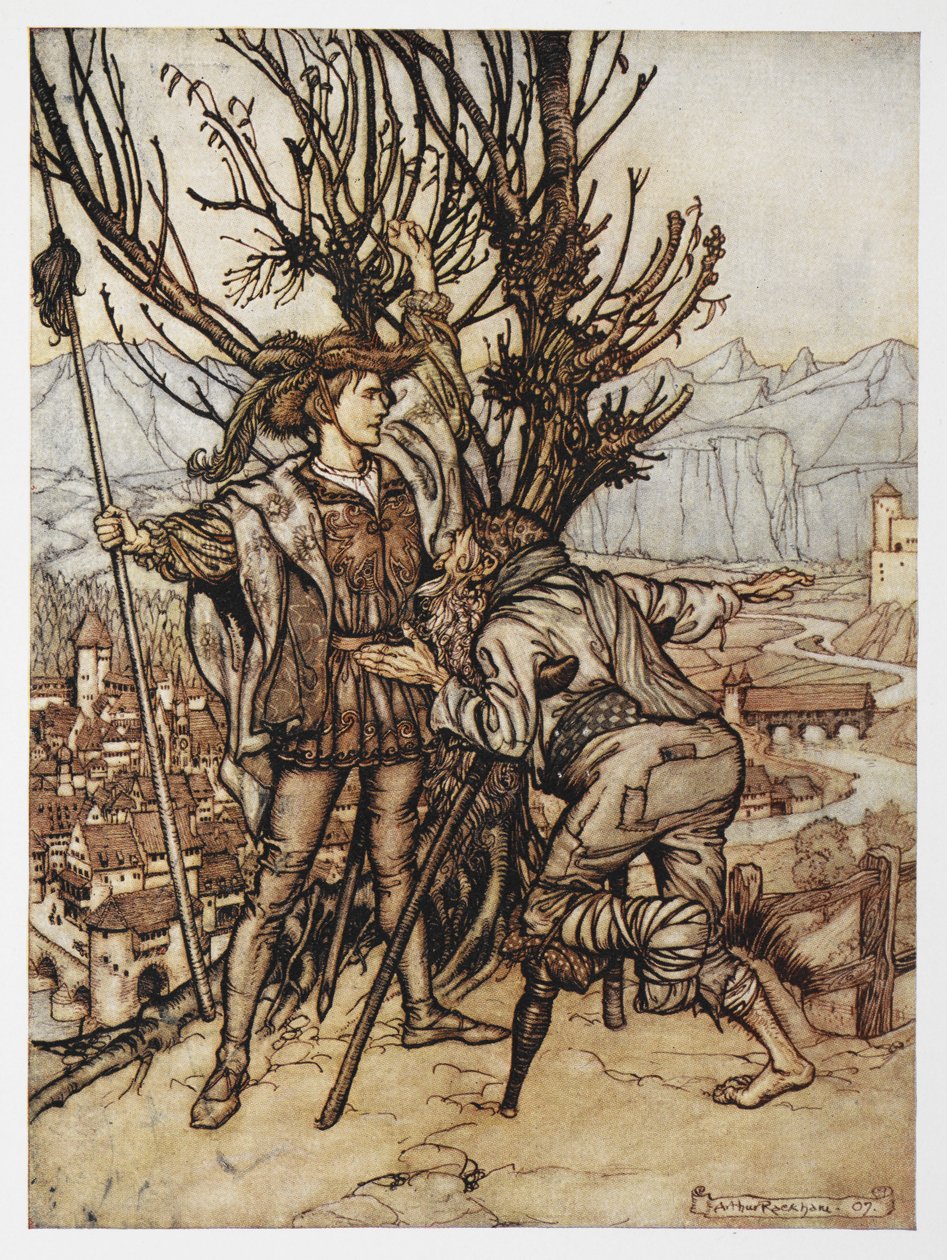 The Prince from Briar Rose (Sleeping Beauty) by Arthur Rackham