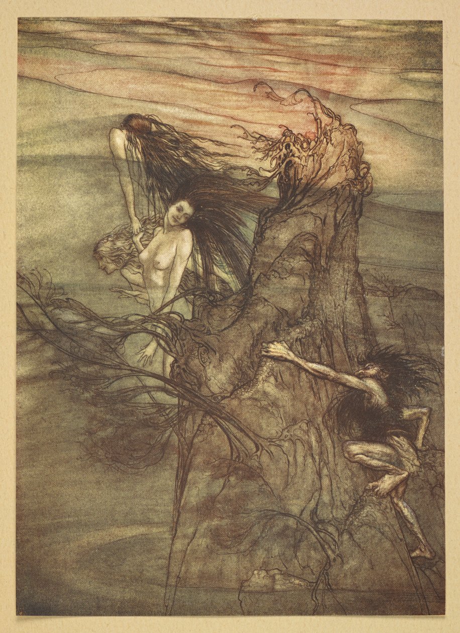 The Rhine-maiden by Arthur Rackham